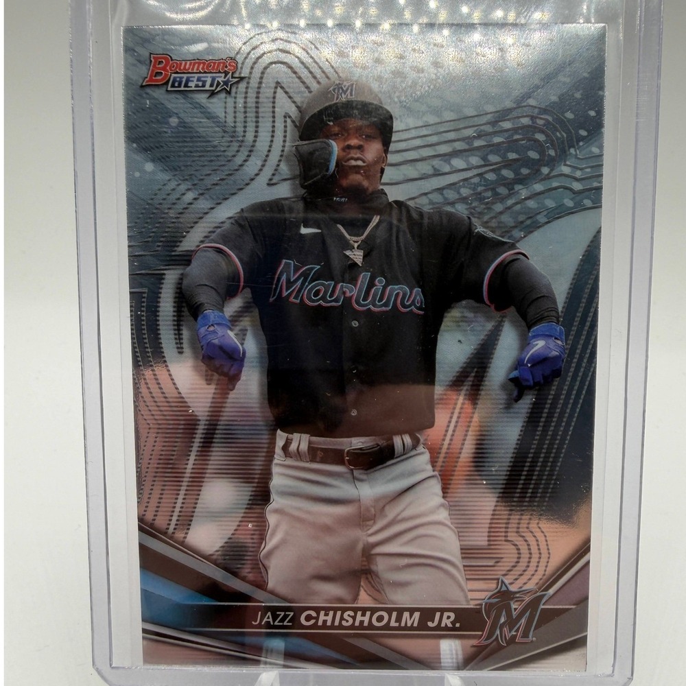 Jazz Chisholm Jr‎ 2022 Bowman's Best #70 Miami Marlins Baseball Card Topps